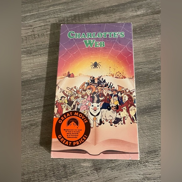 Charlottes Web (1972) - (VHS, 1991) - ANIMATED - Brand New Sealed - Picture 1 of 6